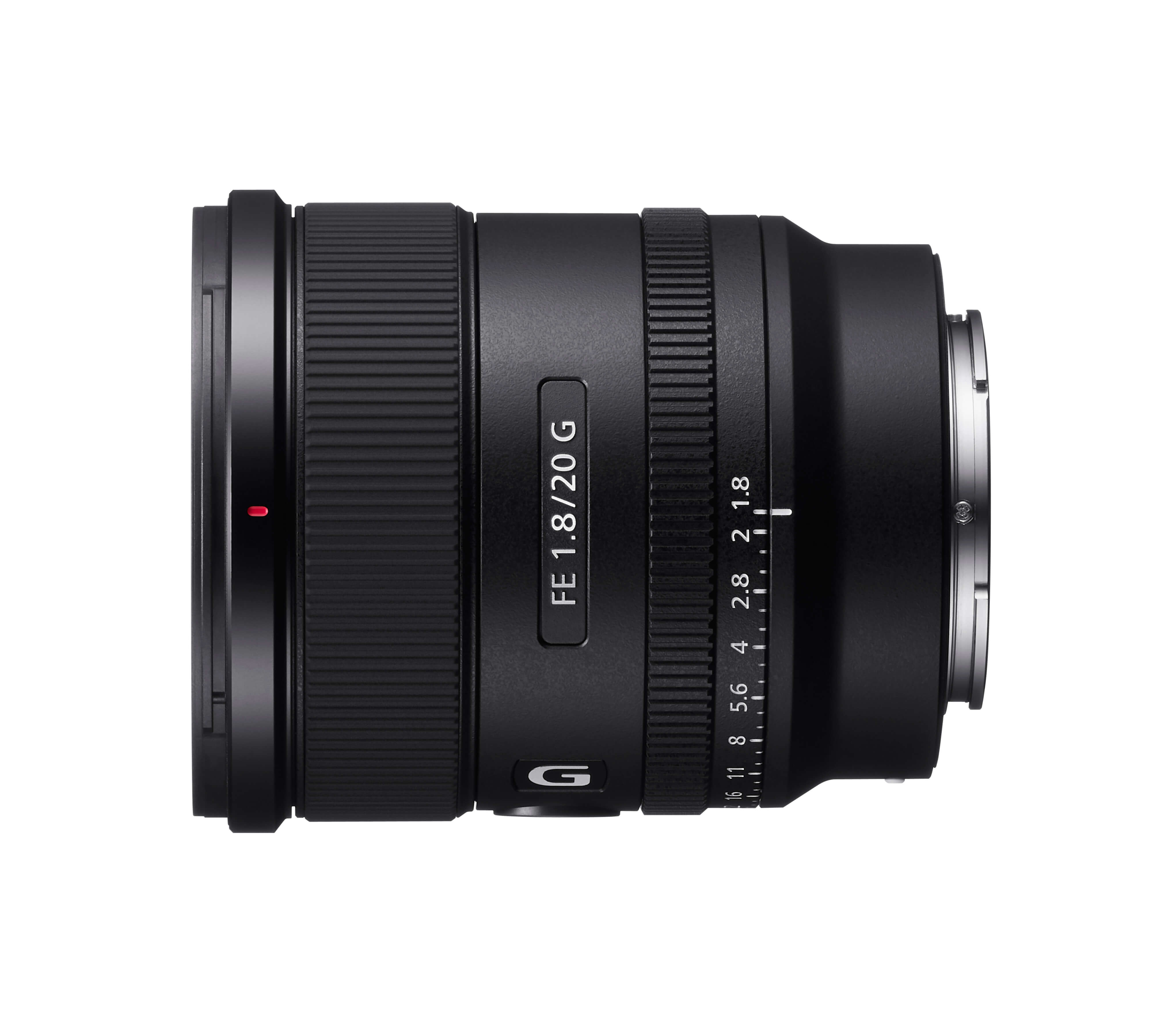 Sony 20 mm F1.8 – vorläufige Produktabbildung